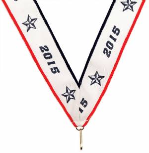 1 1/2" x 32" 2015 Neck Ribbon with Snap Clip