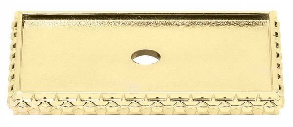 2" x 3" Star Edge Rectangular Gold Column Lid