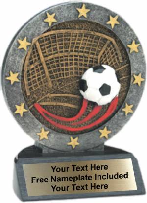 4 1/2" Soccer All Star Trophy Resin