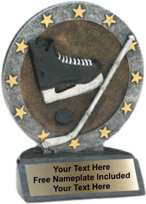 4 1/2" Hockey All Star Trophy Resin