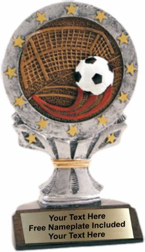 6 1/4" Soccer All Star Trophy Resin