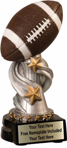 7" Football Trophy Encore Series Hand Painted Resin