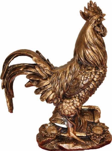 10 1/2" Fighting Cock Resin Trophy #2