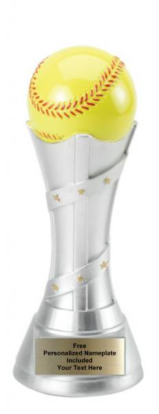 7 1/2" Softball Victory Tower Series Resin Trophy