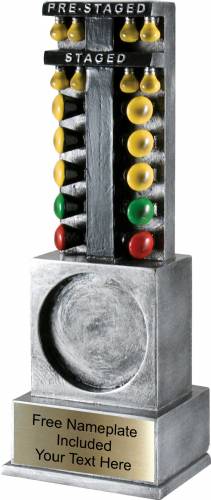 8 1/4" Drag Racing Light Tree Resin Trophy