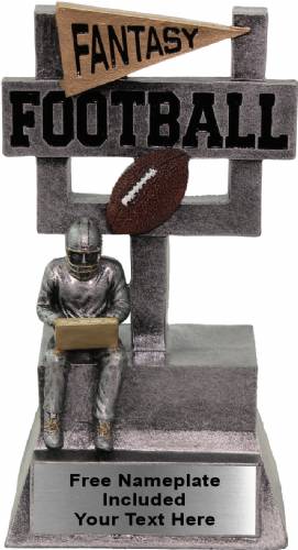 7 1/4" Fantasy Football Goalkeeper Resin Award