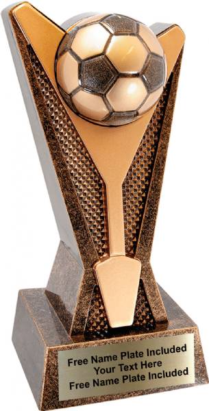 7 1/2" Soccer Rock Star Trophy Resin