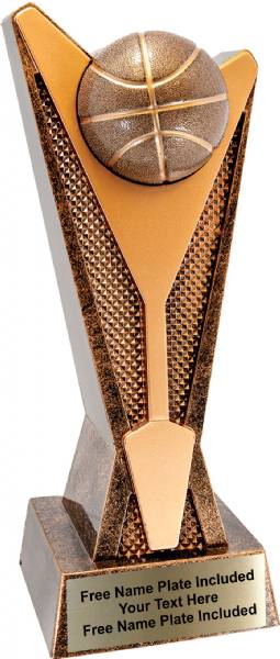 9" Basketball Rock Star Trophy Resin