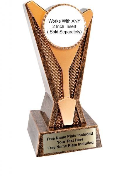 7 1/2" Rock Star Award with 2" Holder Trophy Resin