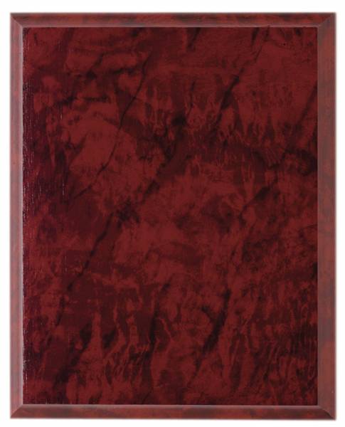 10 1/2" x 13" Ruby Marble Finish Plaque Blank - Made in USA