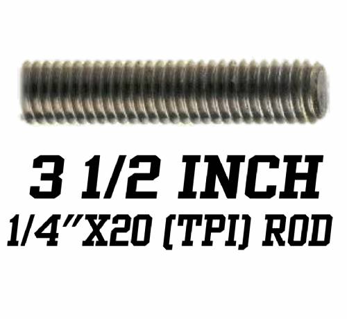 3.5" Threaded Trophy Rod