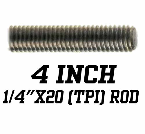 4" Threaded Trophy Rod