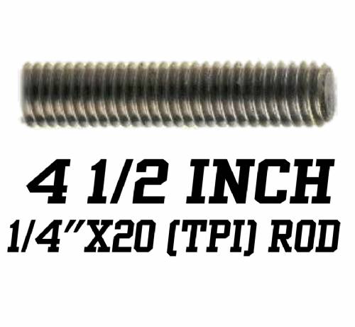 4.5" Threaded Trophy Rod