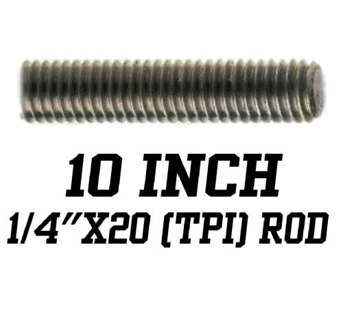 10" Threaded Trophy Rod