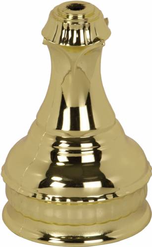 4 3/4" Gold Stem Trophy Riser