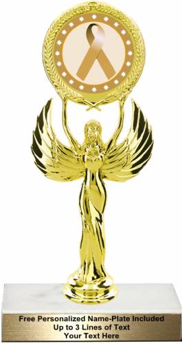 8 1/4" Gold Ribbon Awareness Trophy Kit