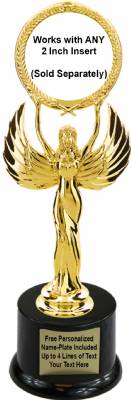 9 1/2" Victory Insert Holder Trophy Kit with pedestal base #2