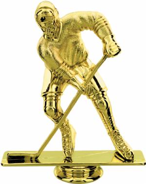 Gold 5 1/4" Male Hockey Trophy Figure