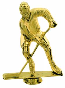 Gold 6" Male Hockey Trophy Figure