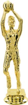 Gold  5 3/4" Male Basketball Trophy Figure