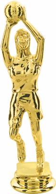 Gold 5 3/4" Female Basketball Trophy Figure