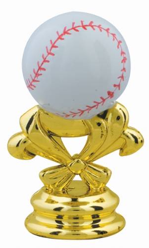 2 5/8" Color Baseball Trophy Trim Piece