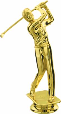 Gold 5 1/4" Male Golf Trophy Figure