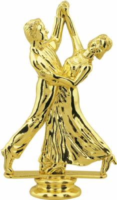 Gold 5 1/2" Ball Room Dancing Trophy Figure
