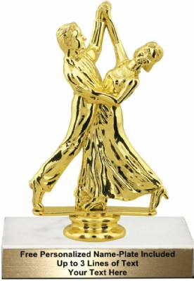 6 1/4" Ball Room Dancing Trophy Kit