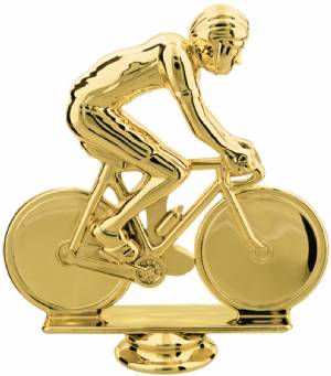 5" Male Cycling Gold Trophy Figure