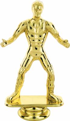 5" Wrestler Gold Trophy Figure