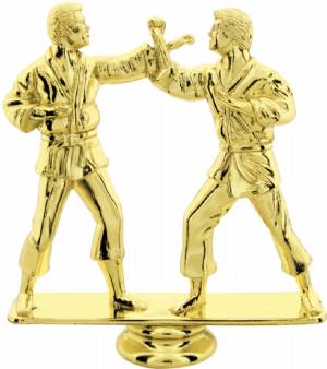 5" Male Double Action Karate Arts Gold Figure