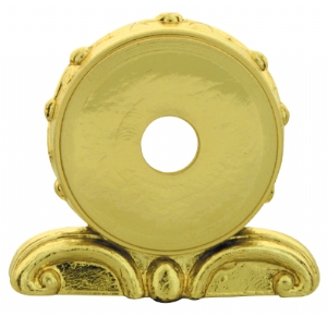 1 9/16" Gold Plastic Plaque Bracket