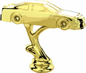 4" Stock Car Gold Trophy Figure