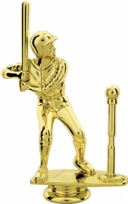 6" Male T-Ball Gold Trophy Figure