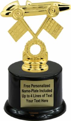 5" Pinewood Derby Trophy Kit with Pedestal Base