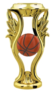 5" Color Basketball Trophy Riser