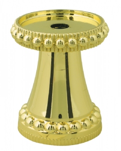 Gold 2 1/2" Round Pedestal Trophy Riser