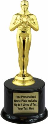 7" Male Achievement Trophy Kit with Pedestal Base