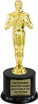 8 3/4" Male Achievement Trophy Kit with Pedestal Base