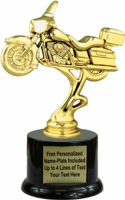 7" Road Motorcycle Trophy Kit with Pedestal Base