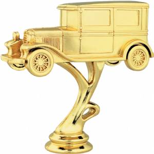 4 1/4" Antique Car Gold Trophy Figure