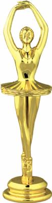 5 1/2" Ballerina Gold Trophy Figure