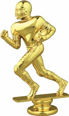 Gold 5 1/4" Football Runner Trophy Figure