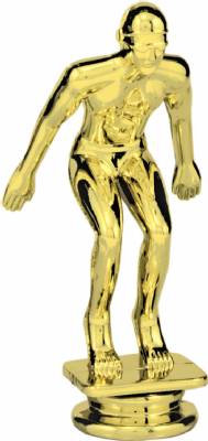 5" Male Swimmer Gold Trophy Figure