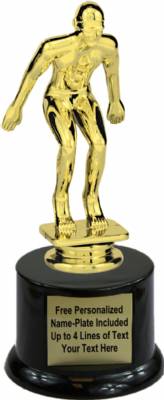 7" Male Swimmer Trophy Kit with Pedestal Base