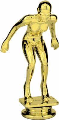 5" Female Swimmer Gold Trophy Figure