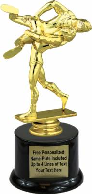 7 1/2" Double Wrestler Trophy Kit with Pedestal Base