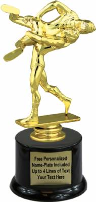 7 1/2" Double Wrestler Trophy Kit with Pedestal Base