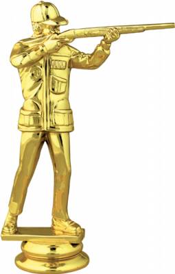 5" Trapshooter Male Gold Trophy Figure